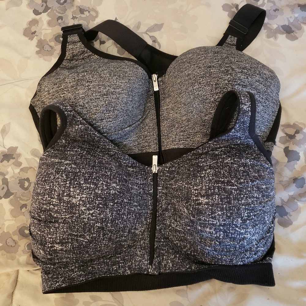 2 VS Sport Bras Size 36DD